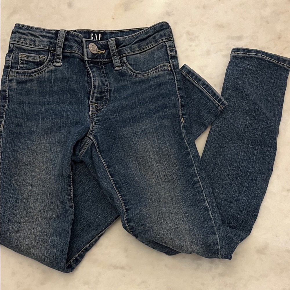 GAP Girls Skinny Dark Blue Jeans